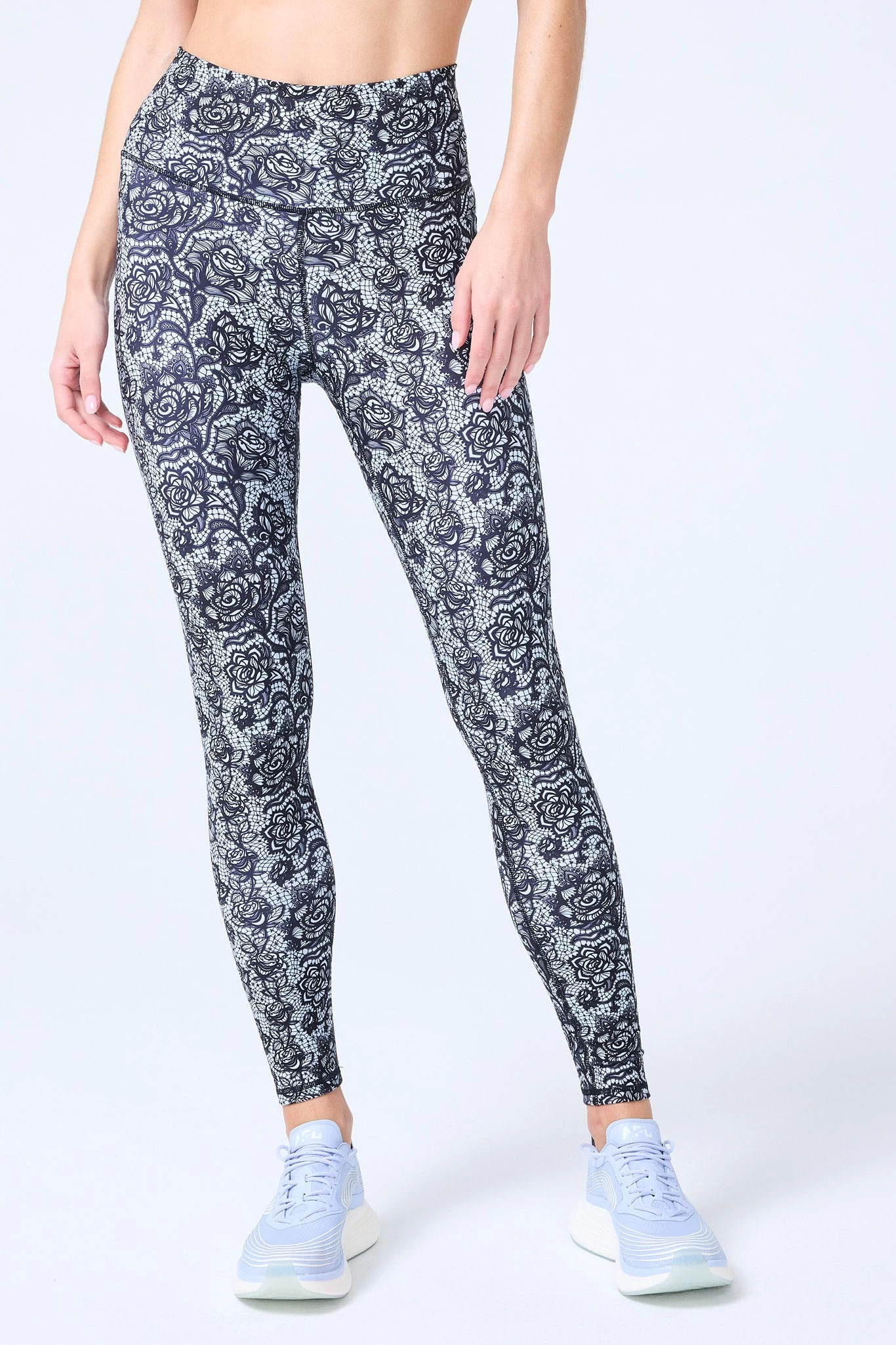 TLC Printed Leggings In Lace 3 TLC Printed Leggings In Lace