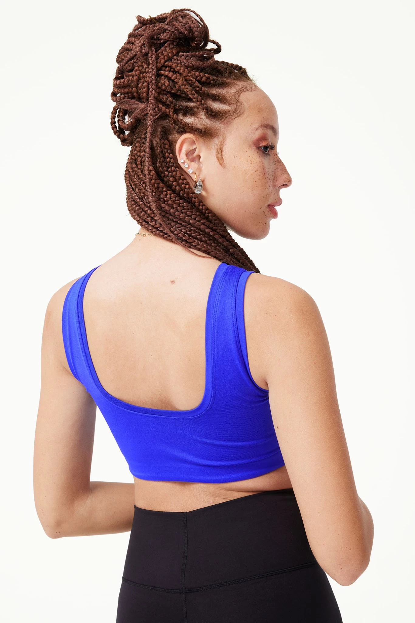 TLC Sports Bra In Electric Blue 6 TLC Sports Bra In Electric Blue - Image 4