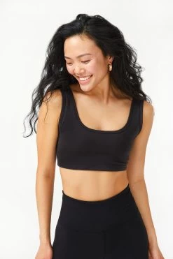 TLC Sports Bra In Jet Black