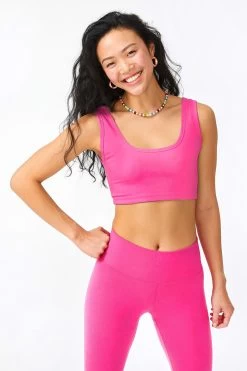 TLC Sports Bra In Terez Pink