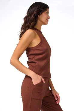 Rib Racer Tank In Cafe -Chic Wear Shop Terez648718f90312e7648718f9033b6.83849399648718f9033b6