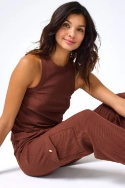 Rib Racer Tank In Cafe -Chic Wear Shop Terez648718f95664e6648718f95690f.84543041648718f95690f