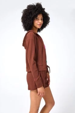 Rib Crop Hoodie In Cafe -Chic Wear Shop Terez6487202dabe7606487202dac0de.400991166487202dac0de