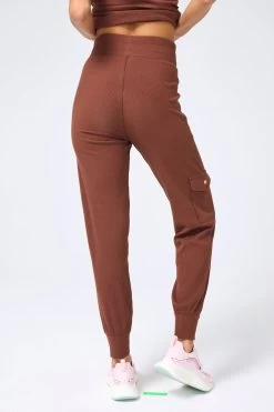 Rib Jogger In Cafe -Chic Wear Shop Terez648741ab4c2655648741ab4c512.08100376648741ab4c512