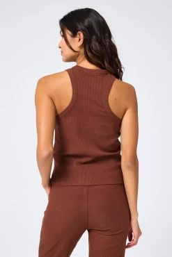 Rib Racer Tank In Cafe -Chic Wear Shop Terez64921d403d05a364921d403d323.2820469064921d403d323