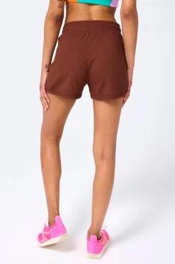 Rib Track Short In Cafe -Chic Wear Shop Terez649221ab1902e4649221ab19166.36335315649221ab19166