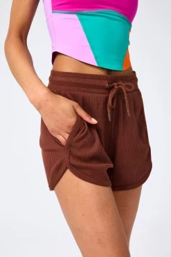 Rib Track Short In Cafe -Chic Wear Shop Terez649221ab565ed9649221ab56a05.38034166649221ab56a05