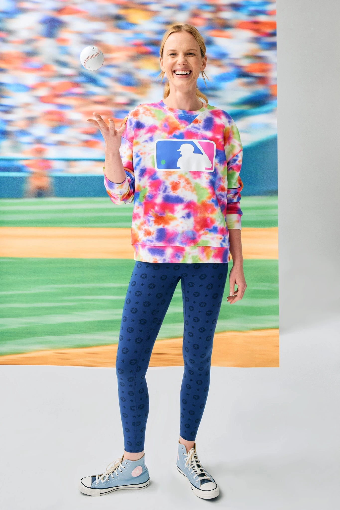 MLB Batterman Crew In Tie Dye 6 MLB Batterman Crew In Tie Dye - Image 4