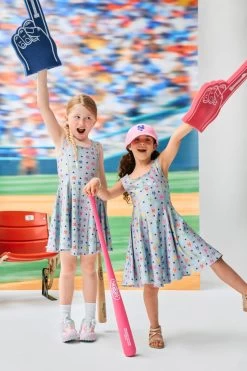 Mets Girls Skater Dress In Rainbow Monogram -Chic Wear Shop Terez64af6f37df4c7364af6f37df67e.1801582064af6f37df67e