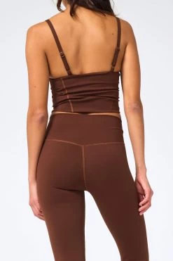 Action Corset Crop Tank In Cafe -Chic Wear Shop Terez64ca7f05b8bac864ca7f05b8df9.6166841064ca7f05b8df9