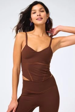 Action Corset Crop Tank In Cafe -Chic Wear Shop Terez64ca7f05e07bc564ca7f05e0a41.6886718764ca7f05e0a41