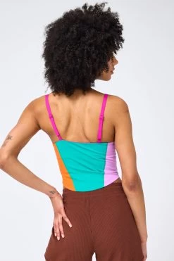 Action Corset Crop Tank In Jade Colorblock -Chic Wear Shop Terez64ca86dd28d6c764ca86dd28ee4.1499048664ca86dd28ee4