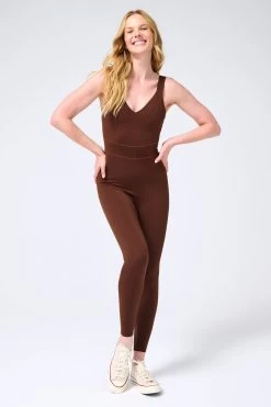 Action Bodysuit In Cafe