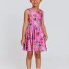 Kids Skater Dress In Candy Spill