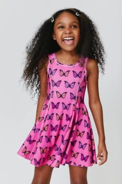Kids Skater Dress In Pink Halftone Butterfly -Chic Wear Shop Terez64cc033f560b2464cc033f56378.1099689264cc033f56378