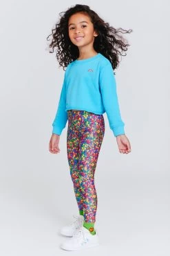 Kids Leggings In Sprinkles