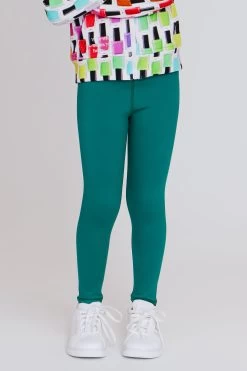 Girls TLC Leggings In Emerald