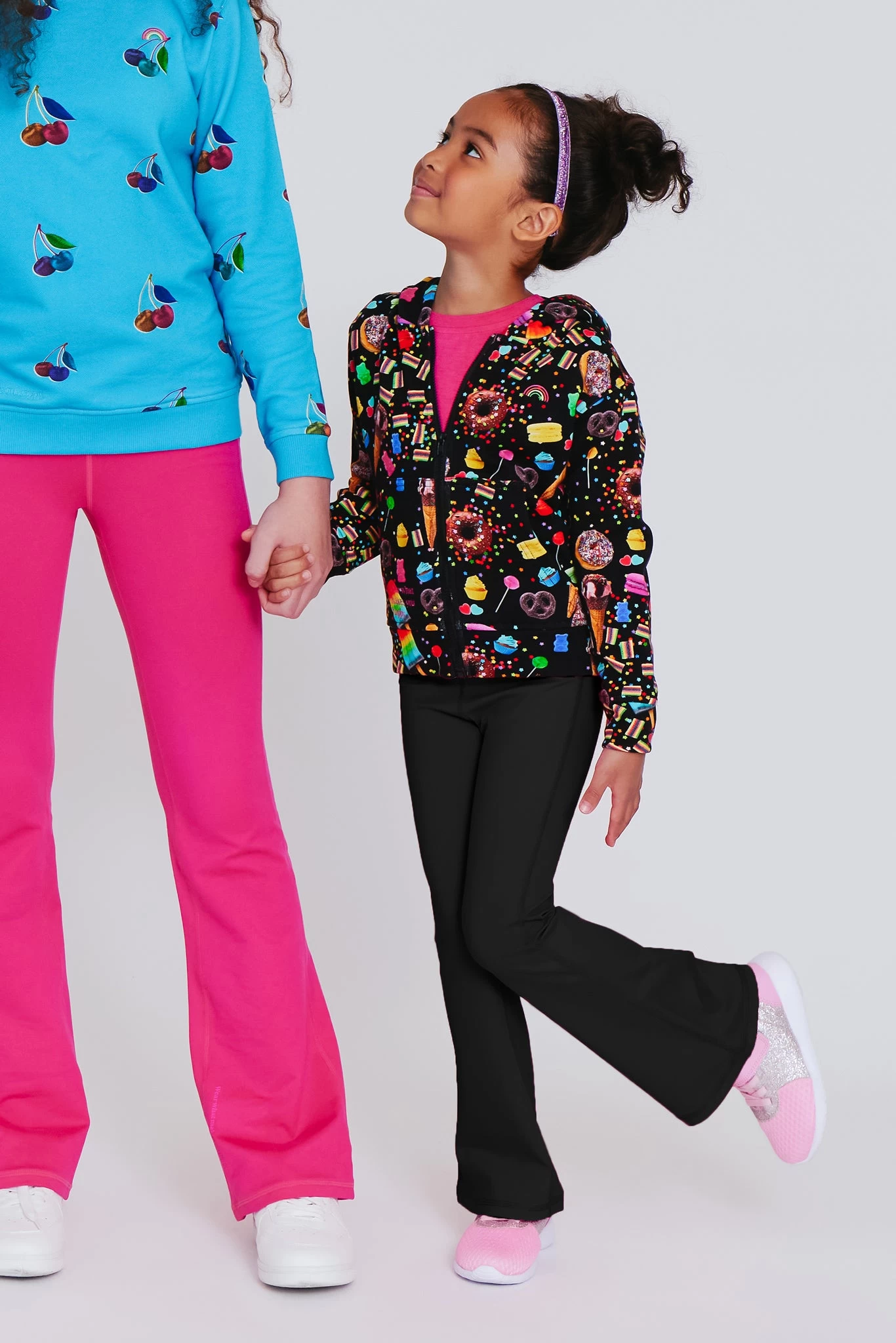 Kids TLC Flare Leggings In Jet Black 4 Kids TLC Flare Leggings In Jet Black - Image 2