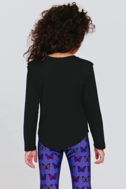 Toddler Ruffle Sleeve Long Sleeve Tee In Black 8 Toddler Ruffle Sleeve Long Sleeve Tee In Black -Chic Wear Shop Terez64d49963c5e6b164d49963c607c.5405296964d49963c607c
