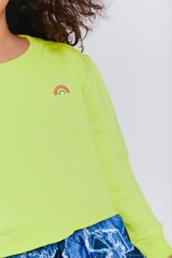 Girls Raw Hem Cropped Crew In Pepperoncini 9 Girls Raw Hem Cropped Crew In Pepperoncini -Chic Wear Shop Terez64d499cd3b410364d499cd3b5a5.2876165564d499cd3b5a5