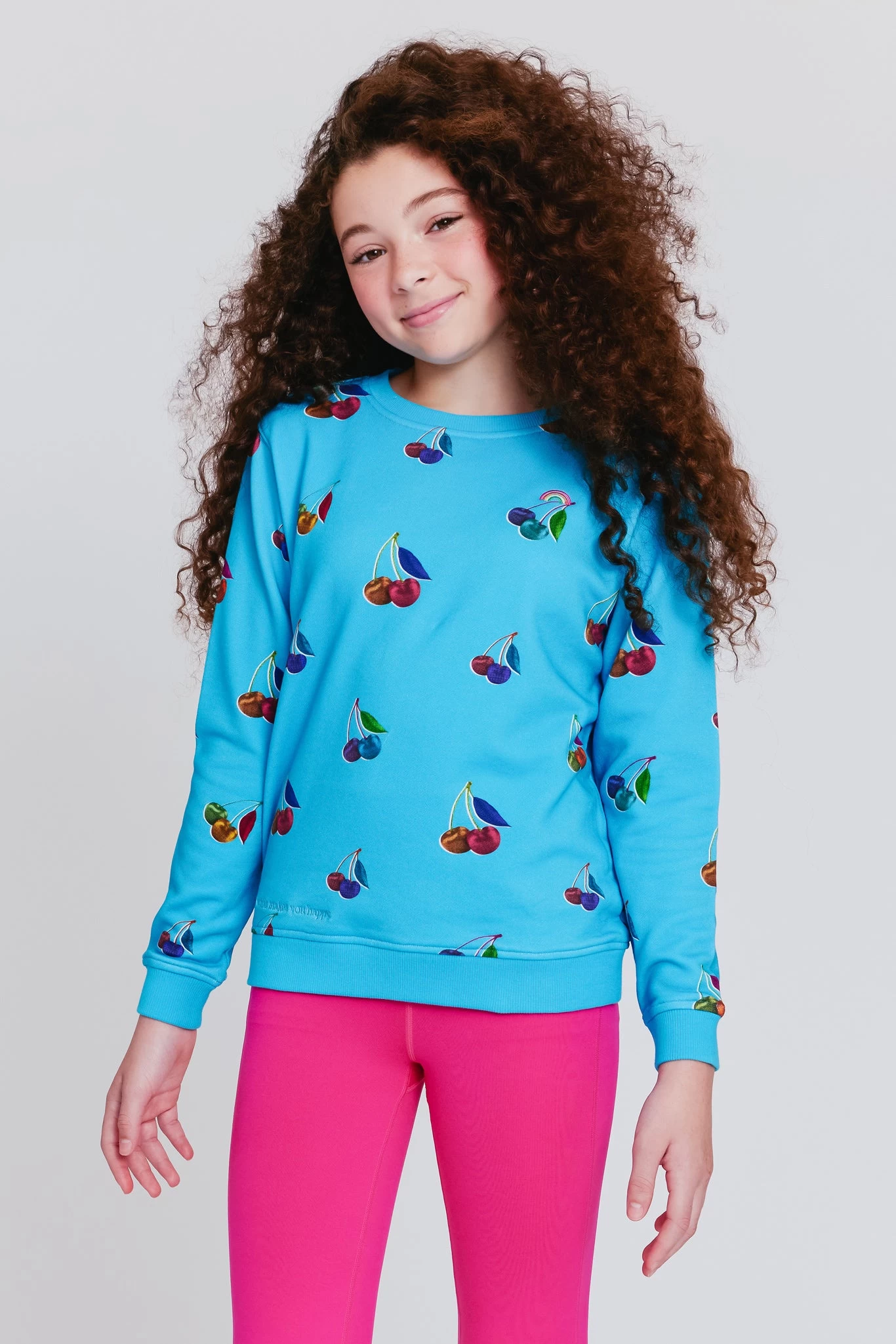 Toddler Crew In Curacao Halftone Cherries 4 Toddler Crew In Curacao Halftone Cherries - Image 2