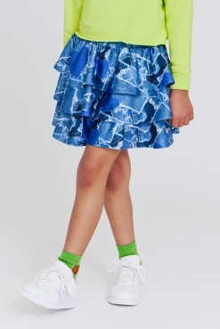 Girls Tiered Skirt In Denim Heart Patchwork -Chic Wear Shop Terez64d52eb0bbc52064d52eb0bbe7e.3950386664d52eb0bbe7e
