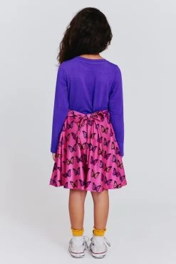 Girls Long Sleeve Dress In Pink Halftone Butterfly -Chic Wear Shop Terez64d65f81364e4864d65f8136836.4001676364d65f8136836