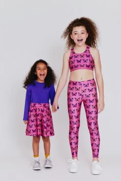 Kids Long Sleeve Dress In Pink Halftone Butterfly -Chic Wear Shop Terez64d660baa2779864d660baa28e7.4841689664d660baa28e7