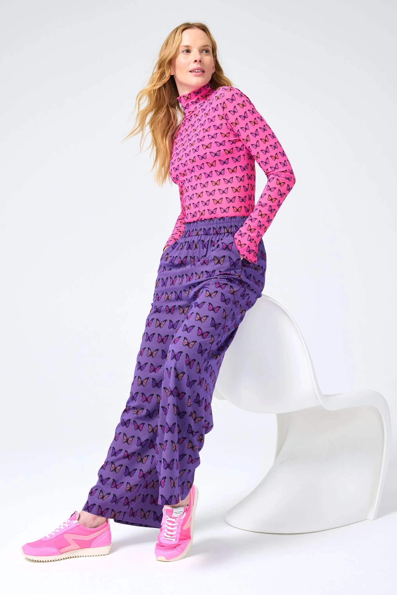 Pant In Halftone Butterfly 6 Pant In Halftone Butterfly - Image 4