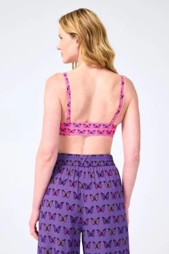 Mesh Bralette In Hot Pink Halftone Butterfly 9 Mesh Bralette In Hot Pink Halftone Butterfly -Chic Wear Shop Terez64daa241a8840764daa241a8a20.8650935764daa241a8a20