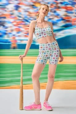 Cubs TLC Booty Short In Rainbow Monogram