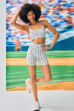 Phillies TLC Booty Short In Rainbow Monogram