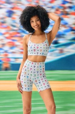 Phillies TLC Booty Short In Rainbow Monogram -Chic Wear Shop Terez65009073dc792265009073dcb46.7488909765009073dcb46