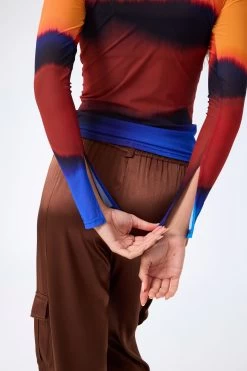 Mesh Mock Neck In Soft Focus Earth 11 Mesh Mock Neck In Soft Focus Earth -Chic Wear Shop Terez65286ce84c002065286ce84c216.1939510665286ce84c216