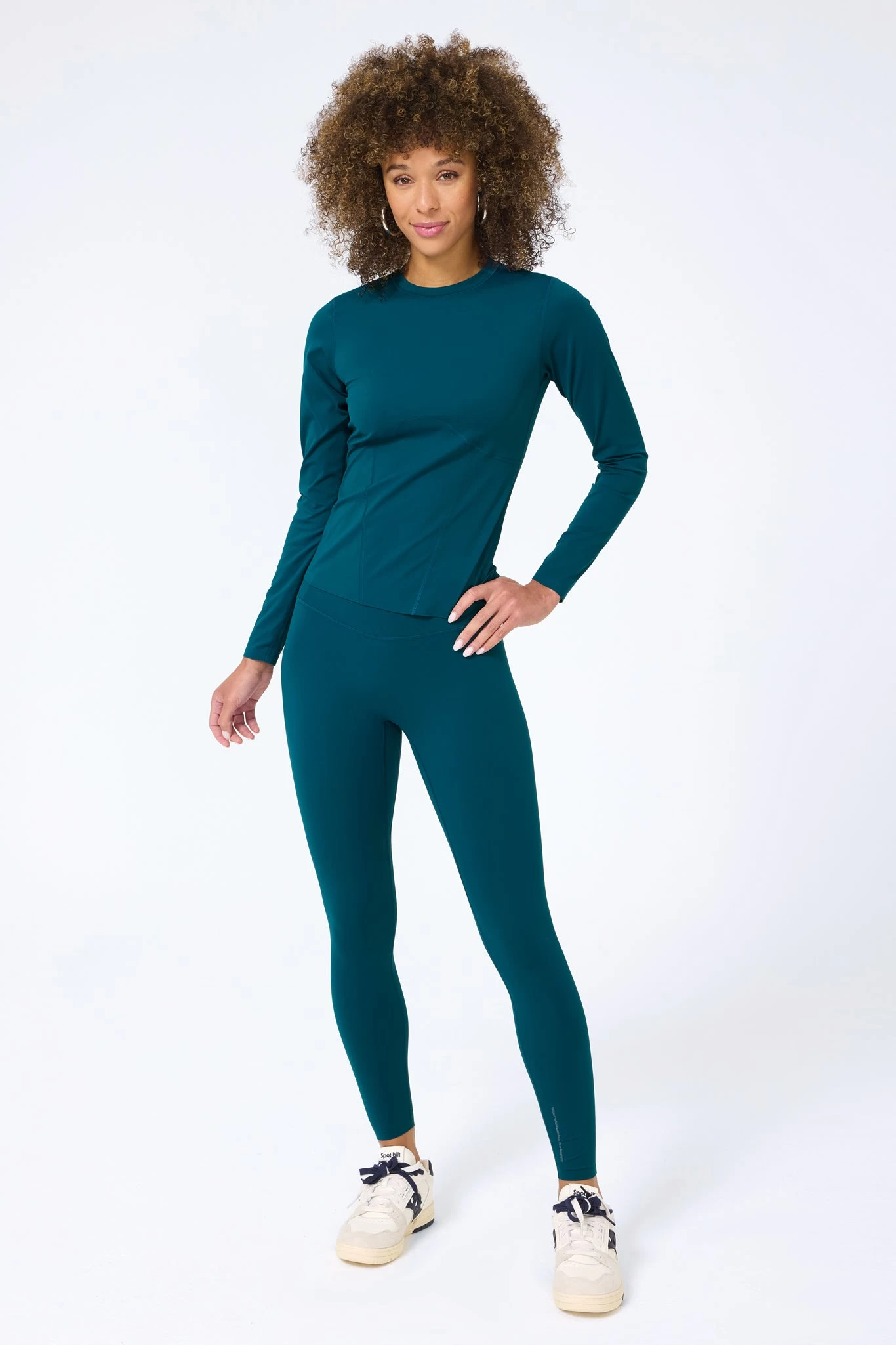 Action Corset Long Sleeve Top In Cypress 6 Action Corset Long Sleeve Top In Cypress - Image 4