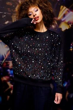 Gems Crew In Black Rainbow 10 Gems Crew In Black Rainbow -Chic Wear Shop Terez652db3dd4f0bf9652db3dd4f462.80631338652db3dd4f462