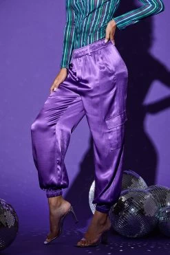 Silk Cargo Jogger In Electric Purple 8 Silk Cargo Jogger In Electric Purple -Chic Wear Shop Terez652dbe3d885089652dbe3d88749.07139135652dbe3d88749