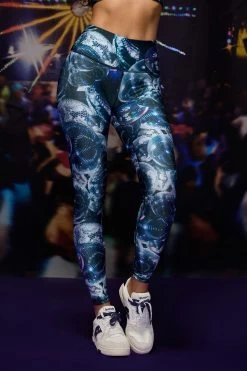 Hi-Shine Leggings In Disco Fever