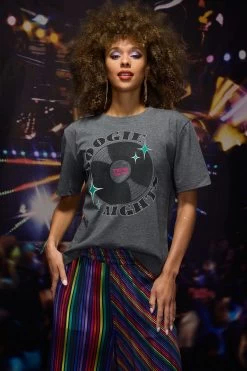 Graphic Tee In Boogie Nights Vinyl