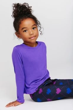 Kids Lettuce Edge Long Sleeve Crop Tee In Labyrinth 10 Kids Lettuce Edge Long Sleeve Crop Tee In Labyrinth -Chic Wear Shop Terez6530492941349465304929416a3.9099716365304929416a3