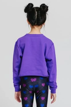 Girls Raw Hem Cropped Crew In Labyrinth 9 Girls Raw Hem Cropped Crew In Labyrinth -Chic Wear Shop Terez6530565e0272056530565e02a58.735330746530565e02a58