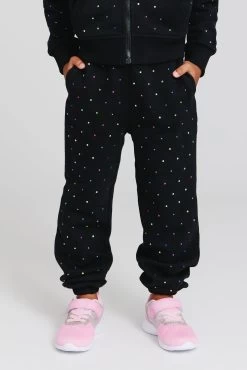 Kids Gems Jogger In Black