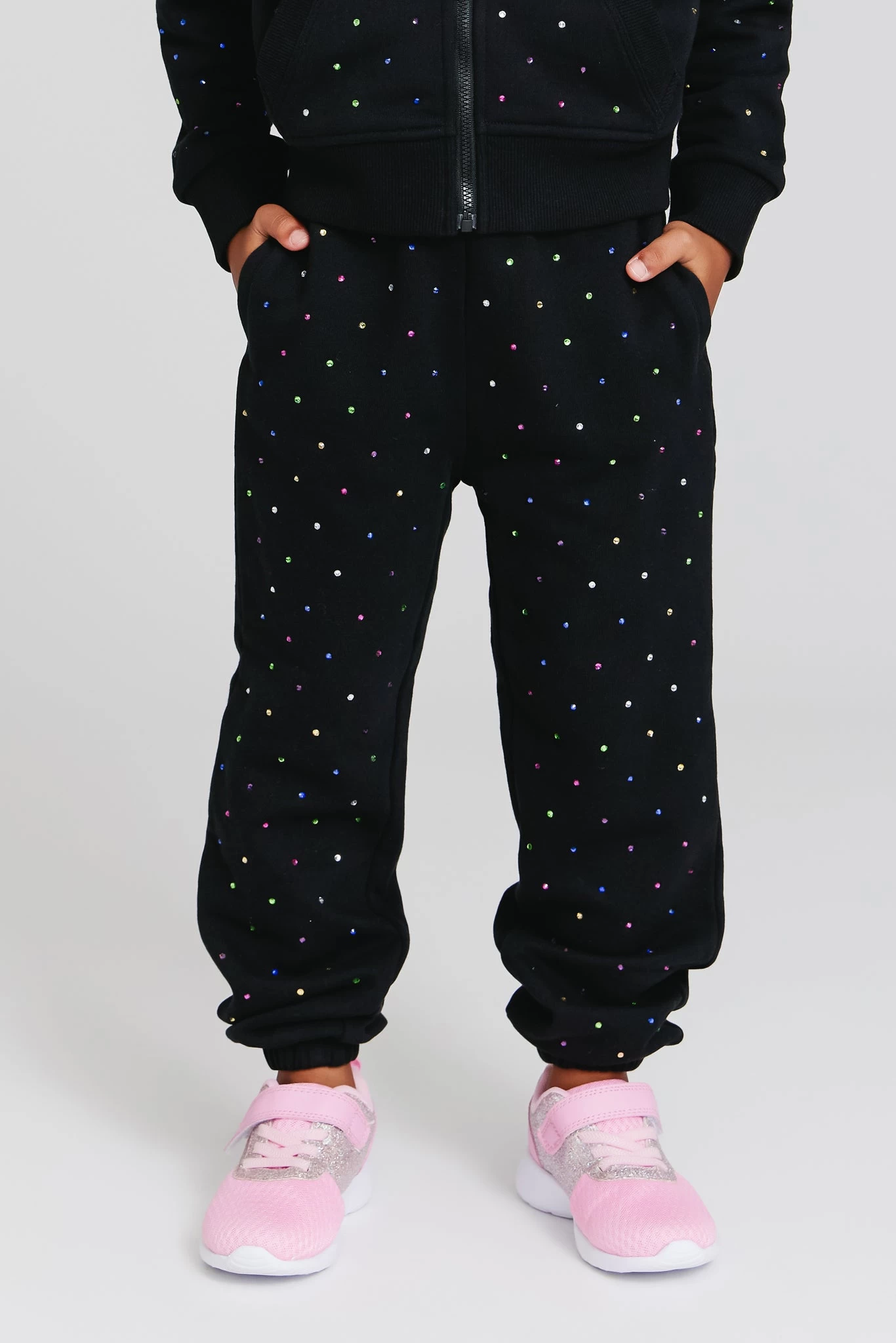 Kids Gems Jogger In Black 3 Kids Gems Jogger In Black