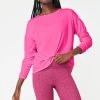 Bliss Long Sleeve Tee In Terez Pink 1 Bliss Long Sleeve Tee In Terez Pink -Chic Wear Shop TerezPink BlissTee 1