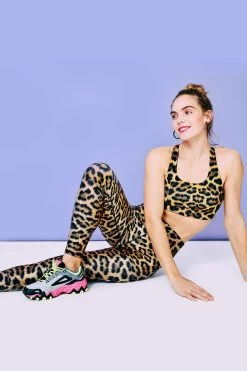 New Release 13 Hi-Shine Leggings In Leopard Goals